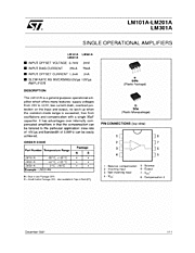 DataSheet LM301A pdf